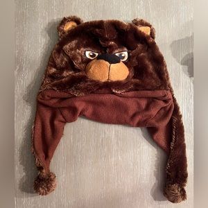 Chicago BEARS Unisex NFL Plush Winter Bear Hat with ear flaps